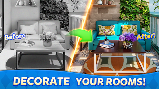 Android application Dream Decor：Makeover Match screenshort