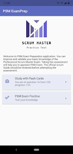PSM Exam Practice 1.3.0 APK screenshots 1