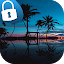 Palm Trees Passcode Lock Screen 🌴