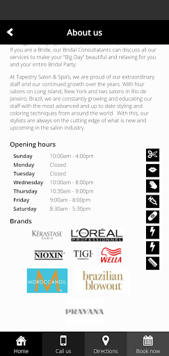 Tapestry Salon & Spa NY Screen 3