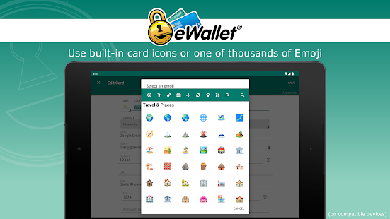 eWallet - Password Manager Capture d'écran