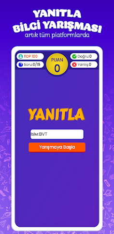 Yanıtla - Bilgi Yarışması - Screenshot 1