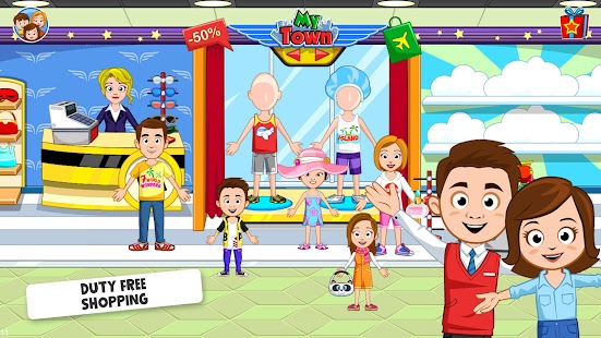 My Town Airport games for kids Screenshot
