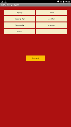 Android application Modlitwy do Ducha Świętego screenshort