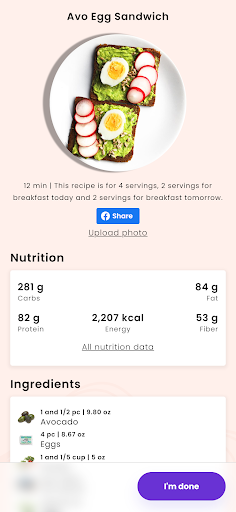 RxDiet Screen 2