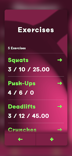 Training Plan Lite Screen 2