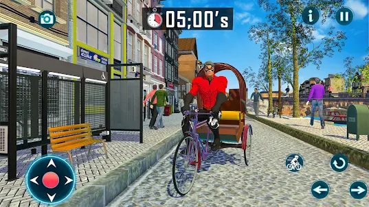 Superhero Tricycle: Taxi Game