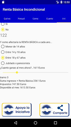 Renta Básica Incondiconal Screen 3