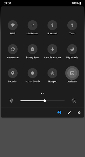 Android application Assistant Quick Settings Tile screenshort