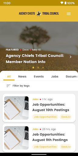 Agency Chiefs Tribal Council Screen 2