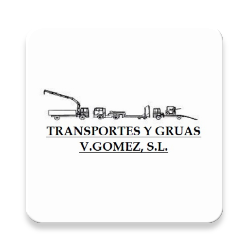 Transportes y Grúas V. Gómez logo