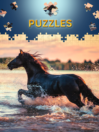Game screenshot Horses Jigsaw Puzzles Free mod apk