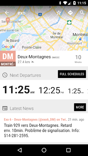 Montreal exo Train - MonTrans… Screen 2
