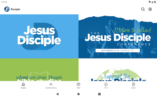 Screenshot of Jesus Disciple