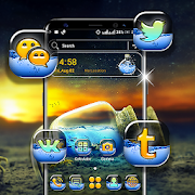 Ocean in Bottle Launcher Theme