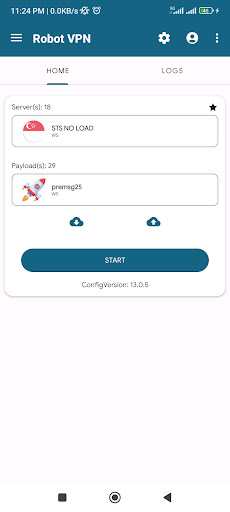 Android application Robot VPN screenshort