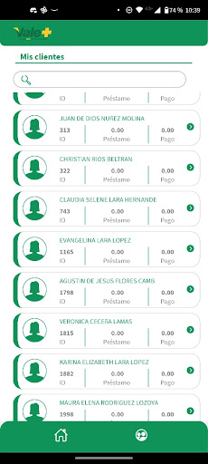 Android application Vale+ screenshort