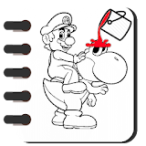 Coloring for Super Books Mario icon