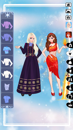 Icy or Fire dress up game  screenshots 2