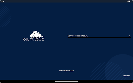Screenshot of ownCloud