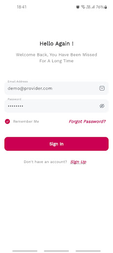Android application Hello Mam Partner Beauty App screenshort