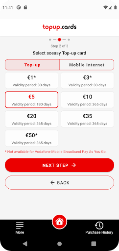 topup.cards Screen 3
