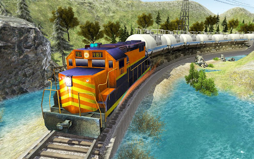 Oil Train Simulator : Free Train Games 2021 screenshots 12