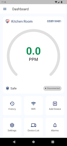 Android application Sentry screenshort