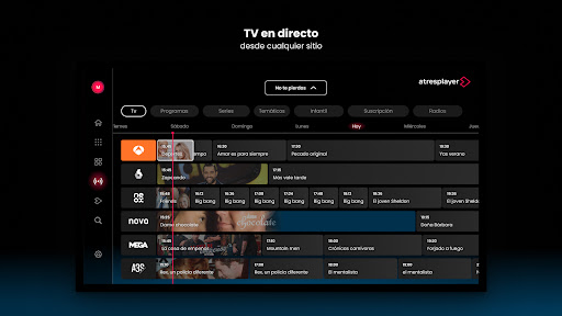 Android application atresplayer: Series y Noticias screenshort