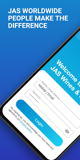 Android application JAS Wines & Spirits screenshort