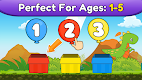 screenshot of Balloon Pop Kids Learning Game