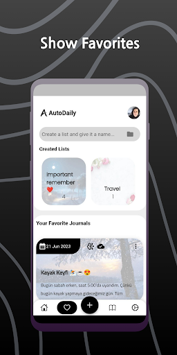 AutoDaily - AI Diary Screen 2