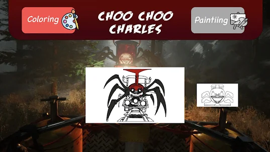 Baixar Choo Choo Charles Coloring para PC - LDPlayer