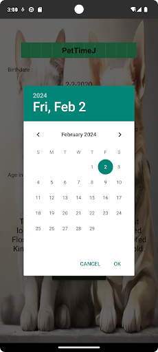 PetTimeJ Screen 3