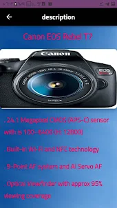 Canon EOS Rebel T7 guide