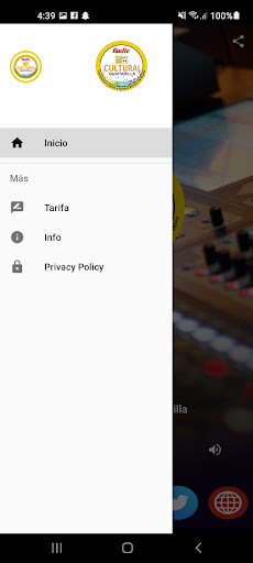 Android application Radio Cultural Guaitarilla screenshort
