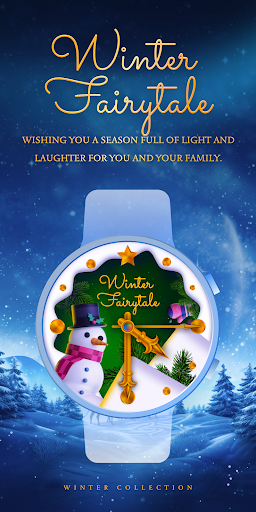 Winter Watch Face Green screenshot 8