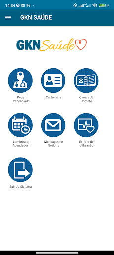 Android application App GKN Saúde screenshort