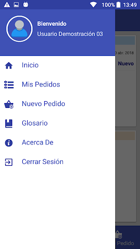 Proinserga Pedidos Screen 2
