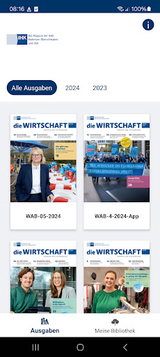 Android application IHK-Magazin WAB screenshort