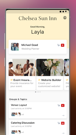 Android application Chelsea Sun Planning Portal screenshort