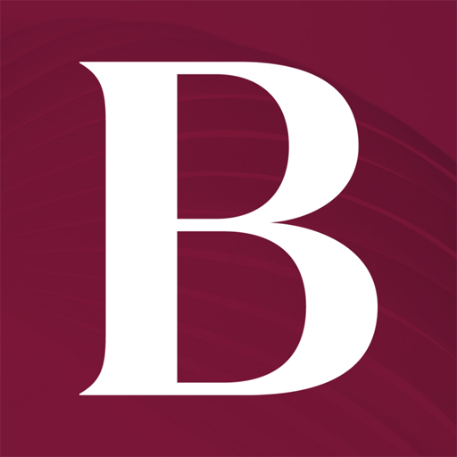 Burgundy logo