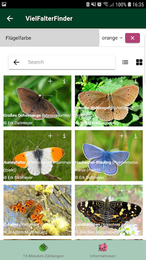 VielFalterGarten-App Screen 2