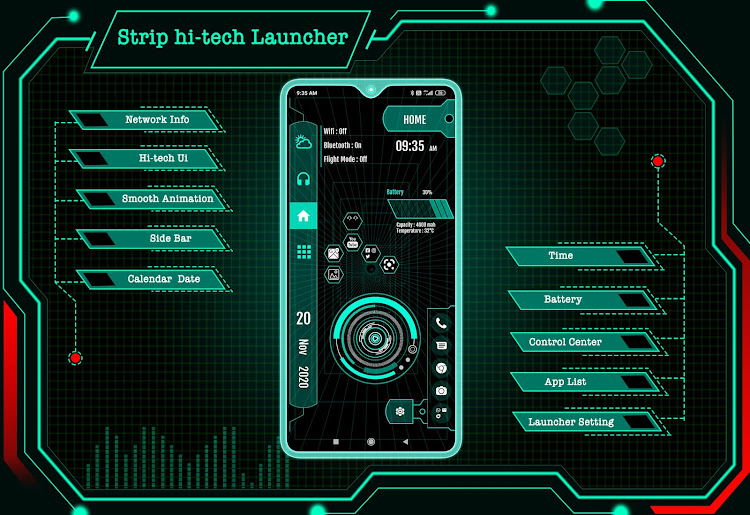 Strip Hi-tech Launcher 2023 - 32.0 - (Android)