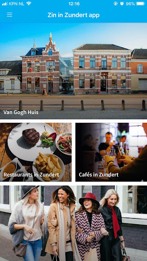 Android application Zundert City App screenshort