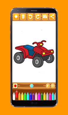 Vehicle Coloring Book and Drawing Book - For Kidsのおすすめ画像2