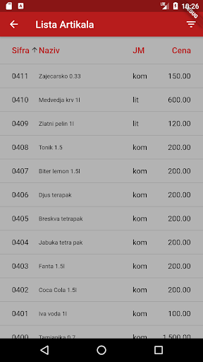 Android application Go Rep screenshort