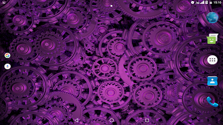 Golden Wheels Live Wallpaper