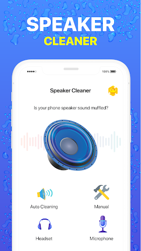 Android application Speaker Cleaner - Remove Water screenshort