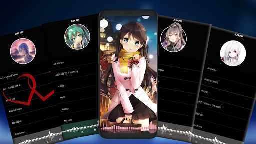 Android application Anime Music - Nightcore songs screenshort